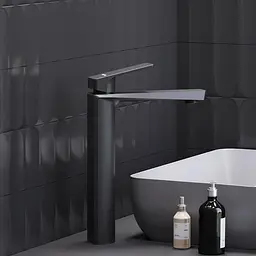 Змішувач для умивальника Damixa Merkur високий black 400250300 - мініатюра 3