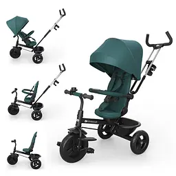 Триколісний велосипед Kinderkraft Aston 2 Plus Green (KRASTO02GREPL00)