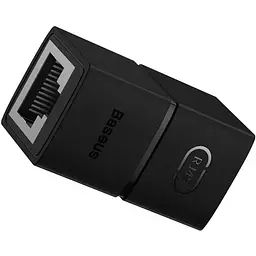 Перехідник Baseus AirJoy Series Network Cable Connector Cluster RJ-45 to RJ-45 Black [B00131100111-01] [140346] - мініатюра 2