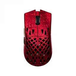 Ігрова бездротова мишка ATK Blazing Sky GHOST / Три режими підключення / Сенсор PAW3950 Ultra / 42000 DPI / Red