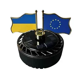 Автомобільний ароматизатор-дифузор “Прапори” на сонячній батареї - мініатюра 2