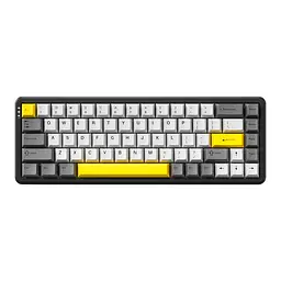 Ігрова магнітна клавіатура AJAZZ AK680 MAX / Три режими підключення / RGB / Magnetic Switch / 8К / Grey