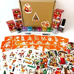 Подарунковий набір "Різдвяне диво: Чарівний Подарунок" Fresh Tattoo gift-box-christmass-5kids