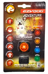 Ліхтарик для собак EzyDog Drive Adventure Light Micro помаранчеве світло