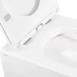 Унітаз підвісний Qtap Robin New безободковий з сидінням Soft-close QT1333046ENRW - мініатюра 5