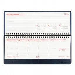 Планінг-щотижневик настільний Leo Planner 2027 Persona 30х14 см 128 сторінок синій (252743) - мініатюра 9