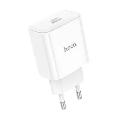 Мережевий зарядний пристрій Hoco C76A Pro Majestic single port PD30W charger білий