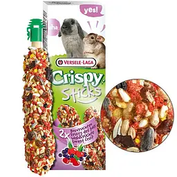 Ласощі колосок для гризунів Versele-Laga Crispy Sticks Forest Fruit Верселе-Лага Лісові фрукти (2 шт) 110 г (620625)
