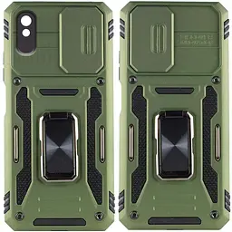 Ударостійкий чохол Camshield Army Ring для Xiaomi Redmi 9A Оливковий / Army Green