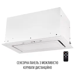 Витяжка повновбудована PERFELLI DESIGN VISION 6 BIANCO SILENZIO - мініатюра 5