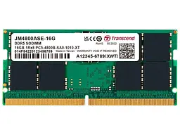 Модуль пам'яті Transcend 16 GB SO-DIMM DDR5 4800 MHz JetRam (JM4800ASE-16G)