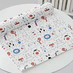 Наматрацник непромокаючий Cosas Animals Line 70х120 см білий (WaterSheet_AnimalsCord_120) - мініатюра 6