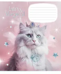 Зошит загальний Школярик Fairy cats у лінію 12 аркушів 30 шт. (012-3316L) - мініатюра 4