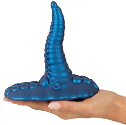 Вібратор Beasty Cocks Tentacl 14.8 см (синій) - мініатюра 12
