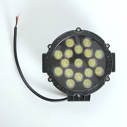 Додаткова LED фара 51W (3W x 17) 10-30V Ø 163x60 mm Далека (103 51W) 1 шт. (3437) - мініатюра 2