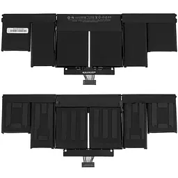 Батарея для ноутбука Apple A1494 (A1398 (Late 2013–2014)) 11.26V 8440mAh 95Wh Чорний - мініатюра 2