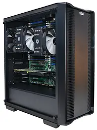 Двопроцесорна робоча станція Power Up #192 Xeon E5 2699 v3 x2/64 GB/HDD 1 TB/SSD 256GB/NVIDIA Quadro M4000 8 Gb - мініатюра 2