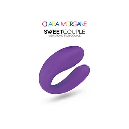 Вібратор Clara Morgane Sweet Couple 6.8 см (фіолетовий) - мініатюра 4