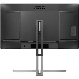 TFT 27" AOC U27U3CV, Nano IPS, 2хHDMI, DP, USB-C, USB-hub, HAS, Pivot, кол., чорно-срібл - мініатюра 6