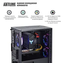 Персональний комп'ютер Artline Gaming X61 (X61v18) - мініатюра 3