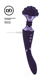 Вібромасажер Vive Shiatsu Bendable Massager Wand 28.6 см (фіолетовий) - мініатюра 2