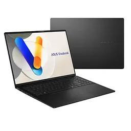 Ноутбук ASUS Vivobook S 16 M5606UA-MX021 16' 3.2K OLED, AMD R9-8945HS, 32GB, F1TB, UMA, NoOS, Чорний (90NB1482-M000S0) - мініатюра 2