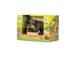 Набір тварин KIDS TEAM ANIMALS Сафарі Q9899-A37 Бурий Ведмідь та медвежа - мініатюра 5