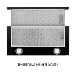 Витяжка телескопічна Perfelli TL 6622 BL 1000 LED - мініатюра 7