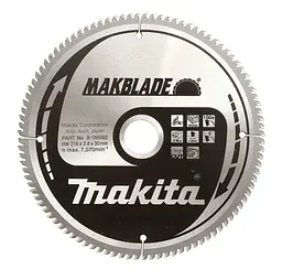 Диск пиляльний по дереву 216х30 мм 100T Makita Makblade B-09092