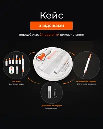 Набір для чищення 2E для оргтехніки 24в1, біло-помаранчевий (2E-SK24IN1) - мініатюра 7