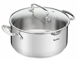 Tefal Кастрюля Tefal DUETTO+, 2.9л, з кришкою, нержавіюча сталь, скло - мініатюра 2