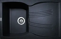 Кухонна мийка Adamant New Line 780x495x235 чорний 65223, Чорний