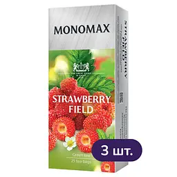 Набір пакетованого зеленого чаю Monomax Strawberry Field 112.5 г (75 шт. x 1.5 г) - мініатюра 2