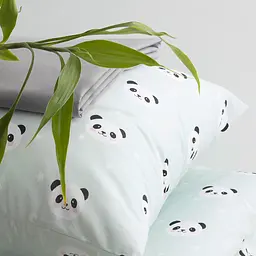 Комплект постільної білизни Ideia Panda полуторний ментоловий (8-33364) - мініатюра 6