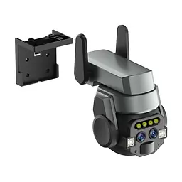 IP PTZ-відеокамера з WiFi 6Mp (2*3Mp) Light Vision VLC-9606WI10ZL (CareCam Pro) f=4+8mm, ІЧ+LED-підсвічування, з мікрофоном (75-00353) - мініатюра 3