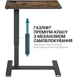 Геймерський стіл OfficePro ODM366 Dark Wood (ODM366B) - мініатюра 10