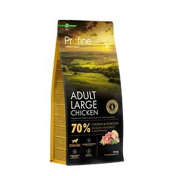 Корм сухий Profine Large Chicken&Potatoes для собак великих порід з куркою та картоплею, 12 кг (арт.173071)