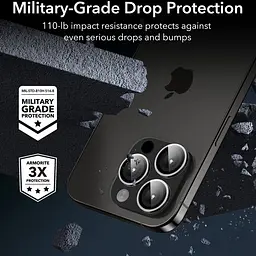 Захисне скло Metal Classic на камеру (у упак.) для Apple iPhone 16 Pro (6.3) / 16 Pro Max (6.9) Срібний / Silver - мініатюра 5