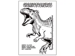 Розфарбовка YES А4 Jurassic park, 12 стор. (742916) - мініатюра 2