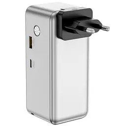 Портативний ЗП Power Bank WIWU PM501 Power Mega PD67W with cable 15000 mAh Silver - мініатюра 6