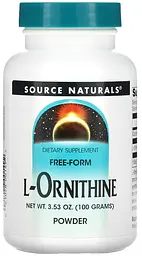 Орнітин (HCl) Source Naturals L-Ornithine Powder порошок 100 г