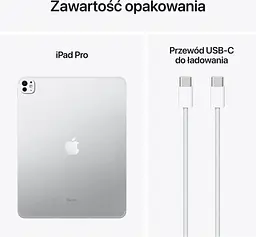 Планшет Apple iPad Pro 13 2024 Wi-Fi + Cellular 16GB/1TB Silver with Nano-texture Glass (MWT03) - мініатюра 8