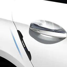 Захисні протиударні смуги Subaru на краю дверей 16х147 мм Гума (наклейки) Чорний 4 шт - мініатюра 5