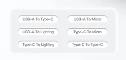 Набір перехідників Essager 4 в 1 + кабель USB Type-C to Type-C (ECJHZ-JH01-P) - мініатюра 7