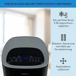 Мобільний кондиціонер-вентилятор OneConcept Coolster 4-в-1 (10032346) - мініатюра 4