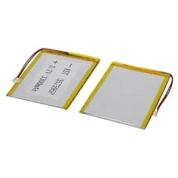 Акумулятор 357595P універсальний з контролером, 3,1 х 71 х 96 мм (3000 mAh)/ для смартфона, планшета - мініатюра 2