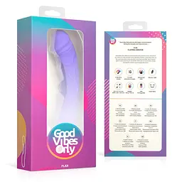 Вібратор Good Vibes Only Flax G-Spot, 25.1 см (фіолетовий) - мініатюра 9