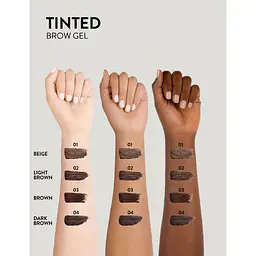 Гель для брів Flormar Tinted Brow Gel Light Brown відтінок 002, 4.8 мл - мініатюра 4