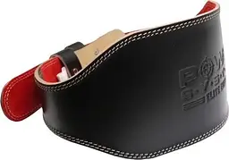 Пояс для важкої атлетики Power System PS-3030, Black/Red - M - мініатюра 3