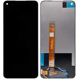 Дисплей Realme 6 /6S /7 (Global) чорний, оригінал PRC p/n: DI0649JN00